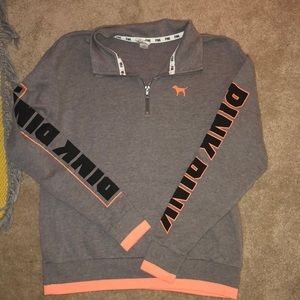 VS PINK quarter zip